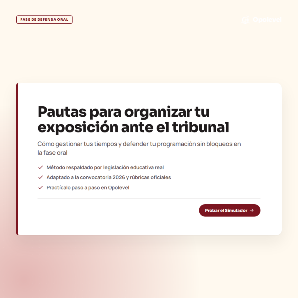 Cómo organizar tu exposición ante el tribunal: pautas de éxito para tu defensa oral