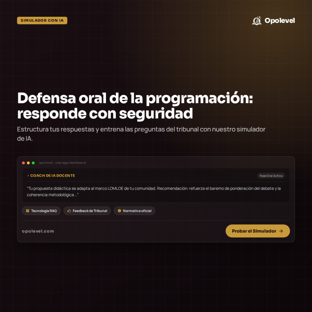Defensa oral de la programación: guía práctica para responder al tribunal