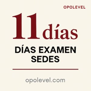 11 días para el examen: Sedes en Madrid y Cantabria, el cambio de Valencia y Supuesto de Diversidad