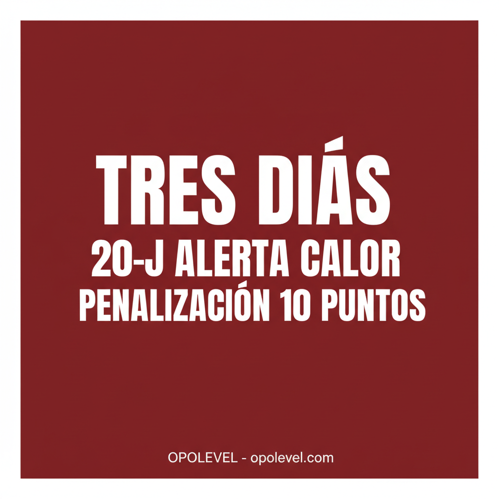 3 días para el 20-J: Alerta por calor en las aulas y la penalización de 10 puntos que debes evitar