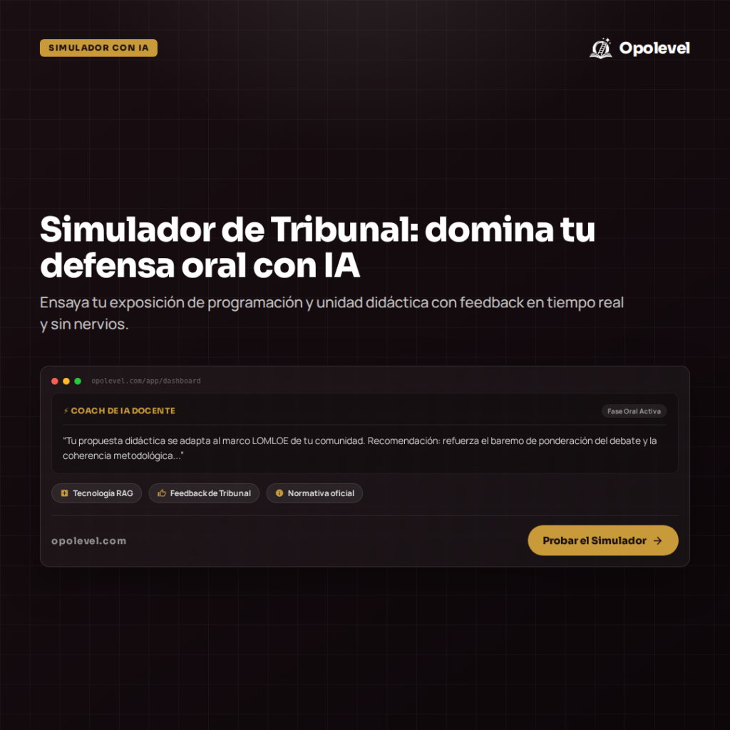 Simulador de Tribunal: cómo ensayar tu defensa de la programación didáctica con inteligencia artificial