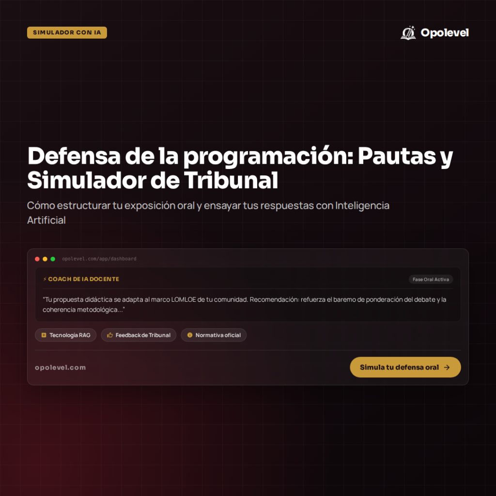 Cómo organizar tu exposición ante el tribunal en la defensa oral de la programación