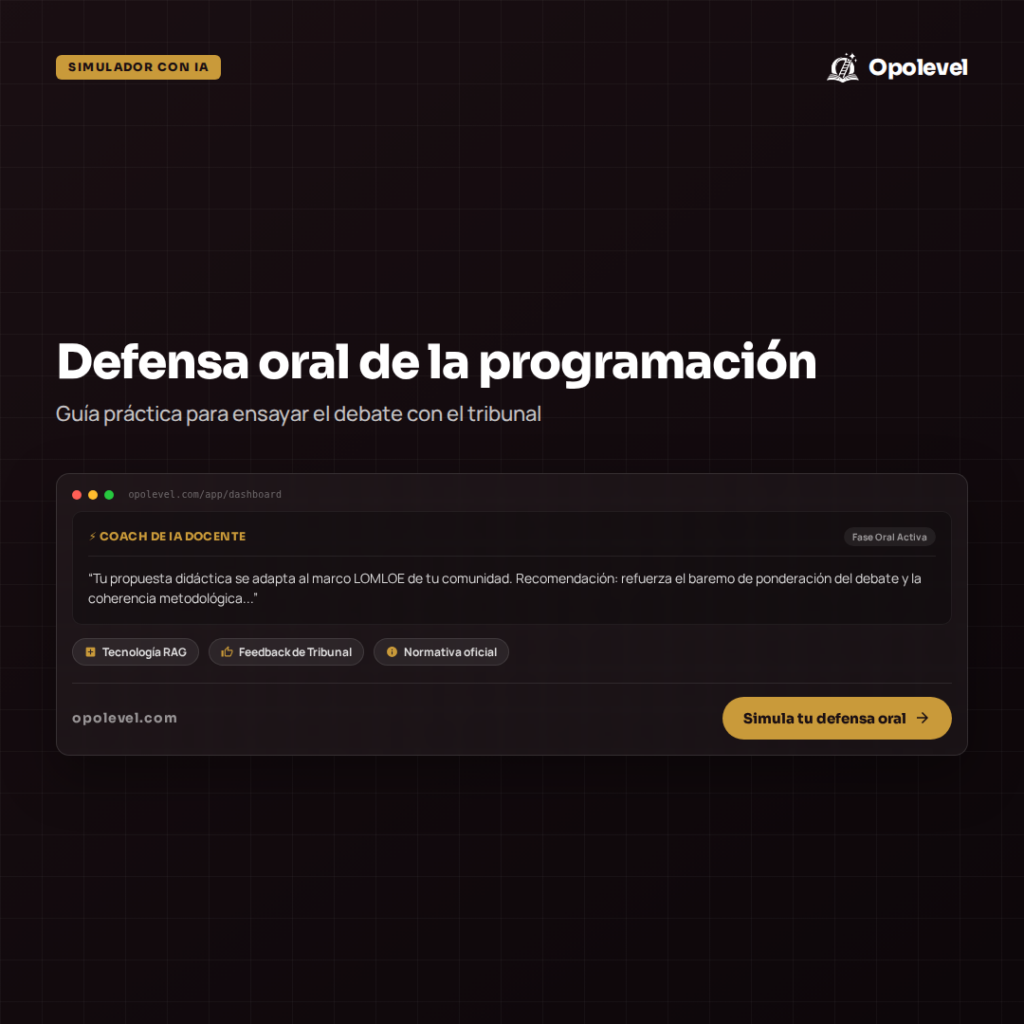 Defensa oral de la programación: Guía práctica para ensayar el debate con el tribunal
