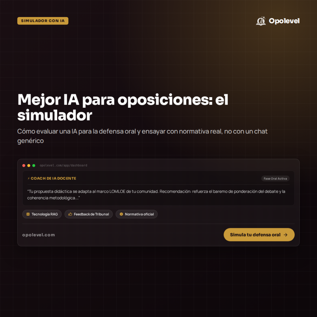 Mejor IA para oposiciones docentes: cómo elegirla (y por qué no un chat genérico)