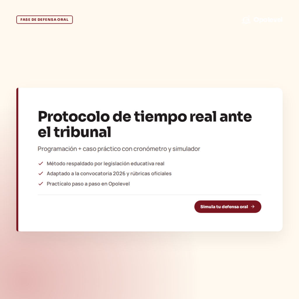 Elaboración y defensa de la programación y casos prácticos: protocolo de tiempo real