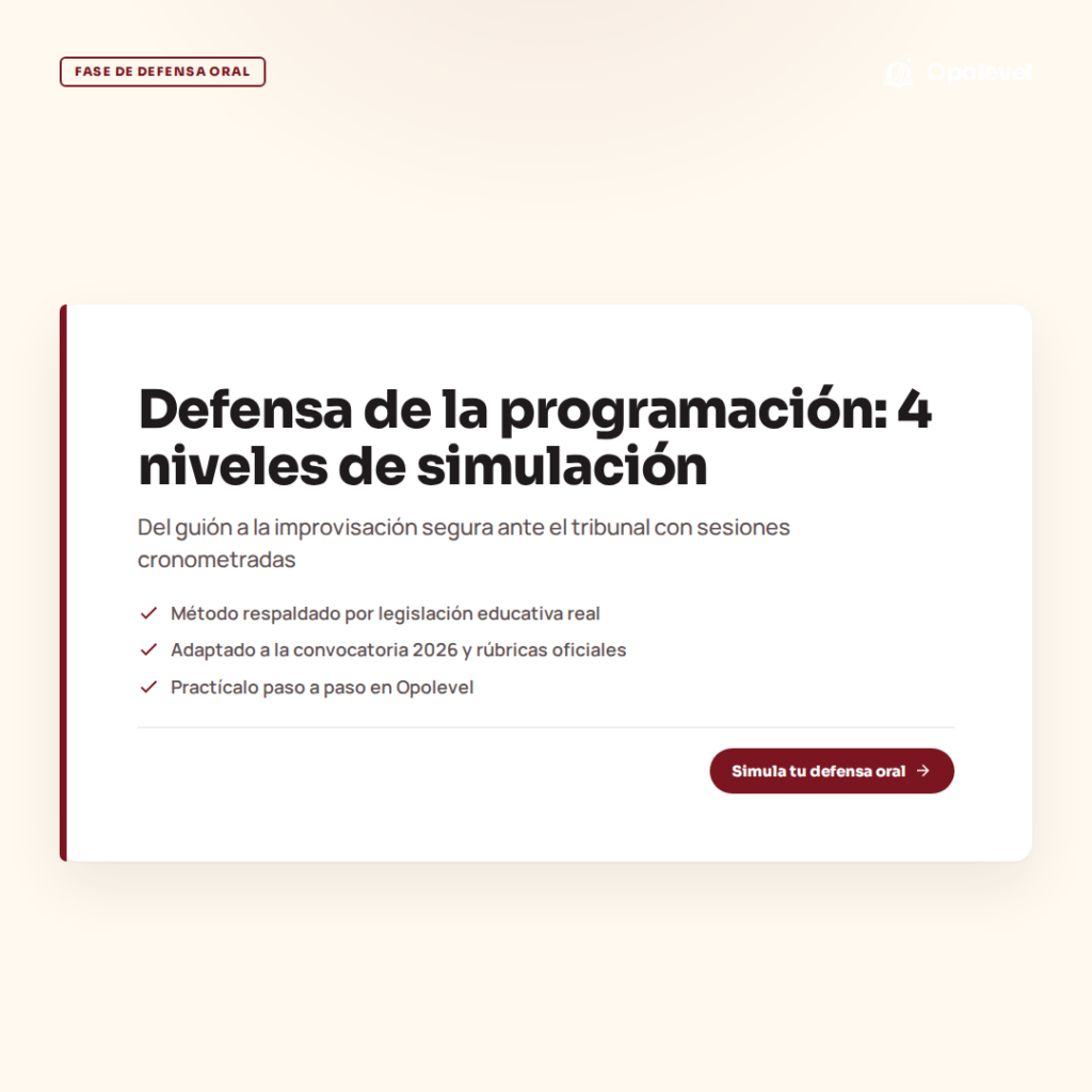 Defensa de la programación: 4 niveles de simulación para pasar del guión a la improvisación segura
