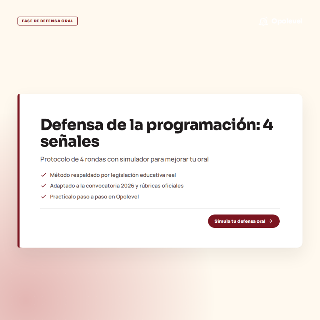 Defensa de la programación: 4 señales de que tu oral no convence (y 4 rondas con simulador)